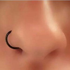 2 nose ring hoops 🖤🖤